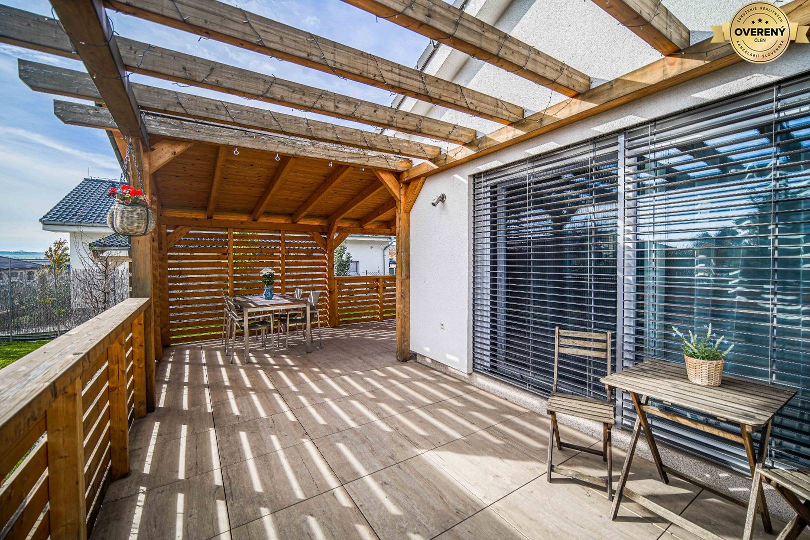 Rodinný dom Šenkvice - terasa