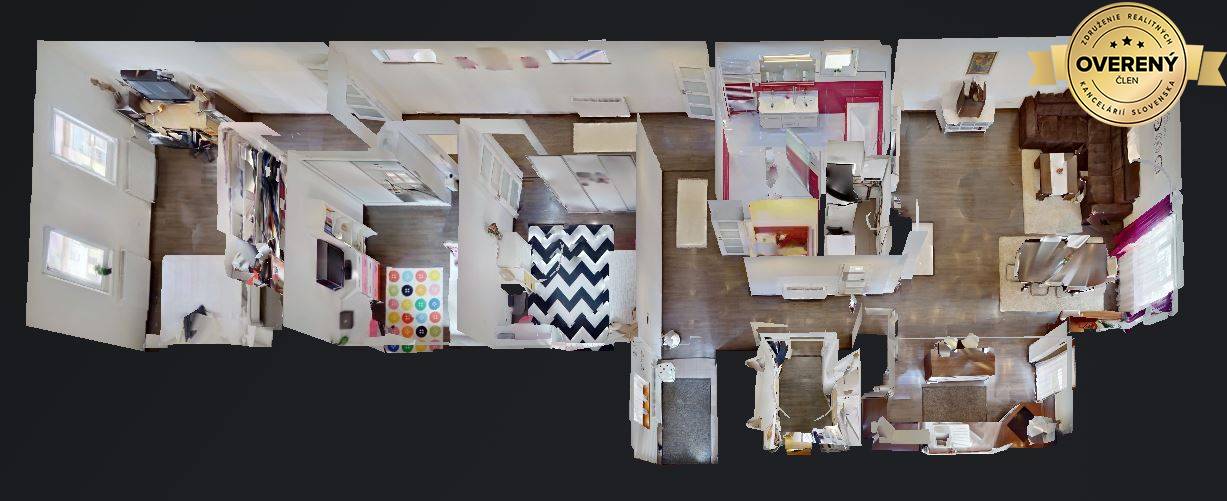 schématický pôdorys 3D