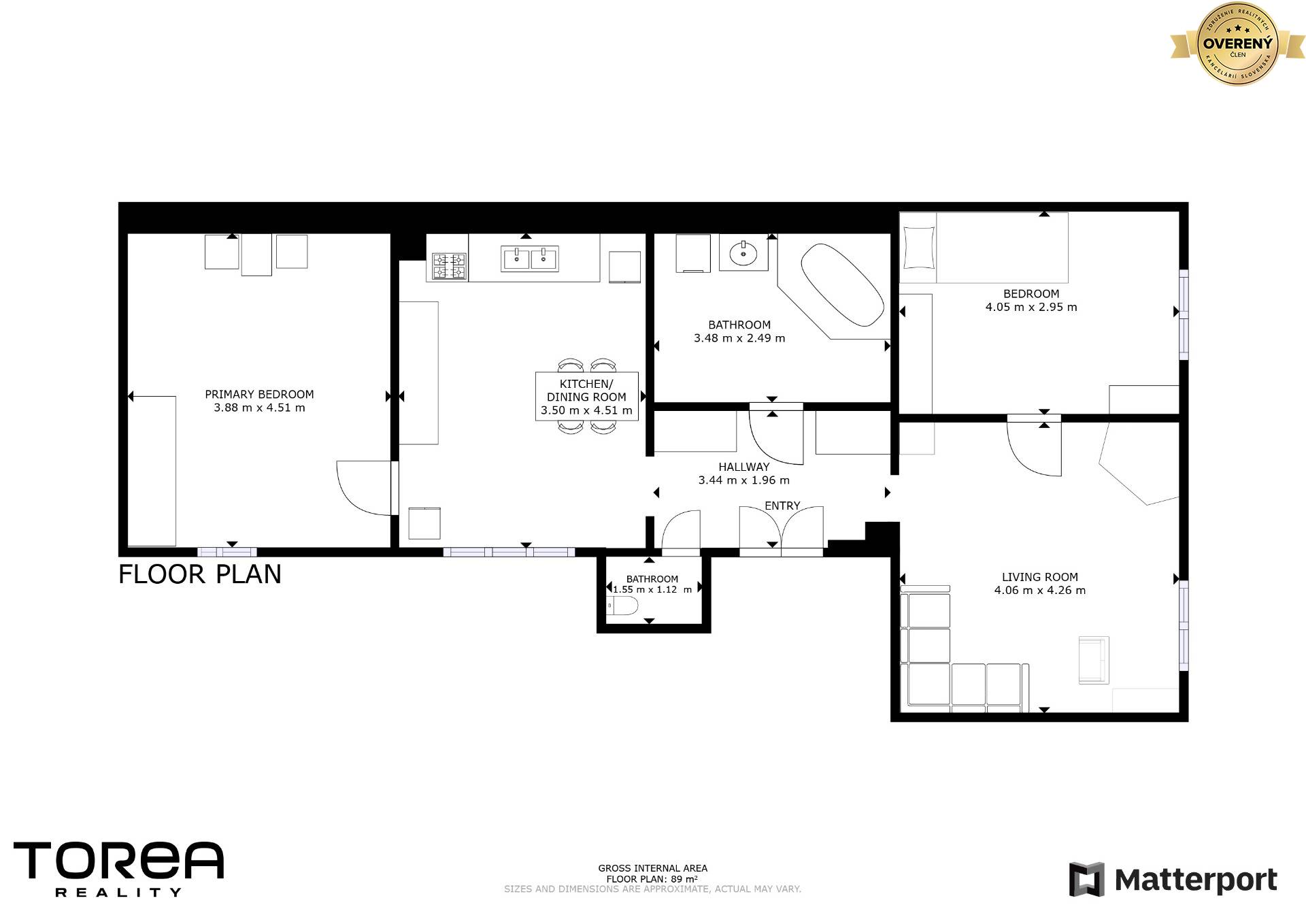 Schématický pôdorys